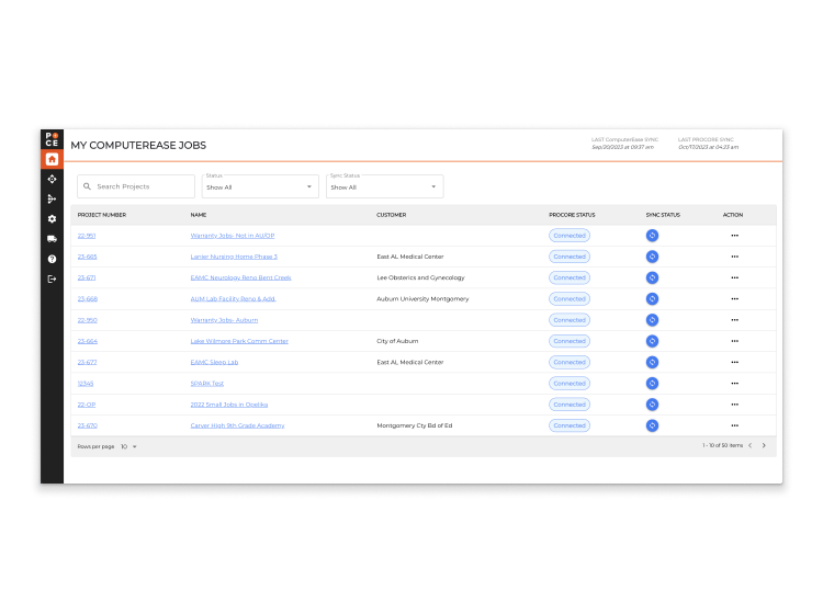 ProCore to ComputerEase Integration Sync Tool